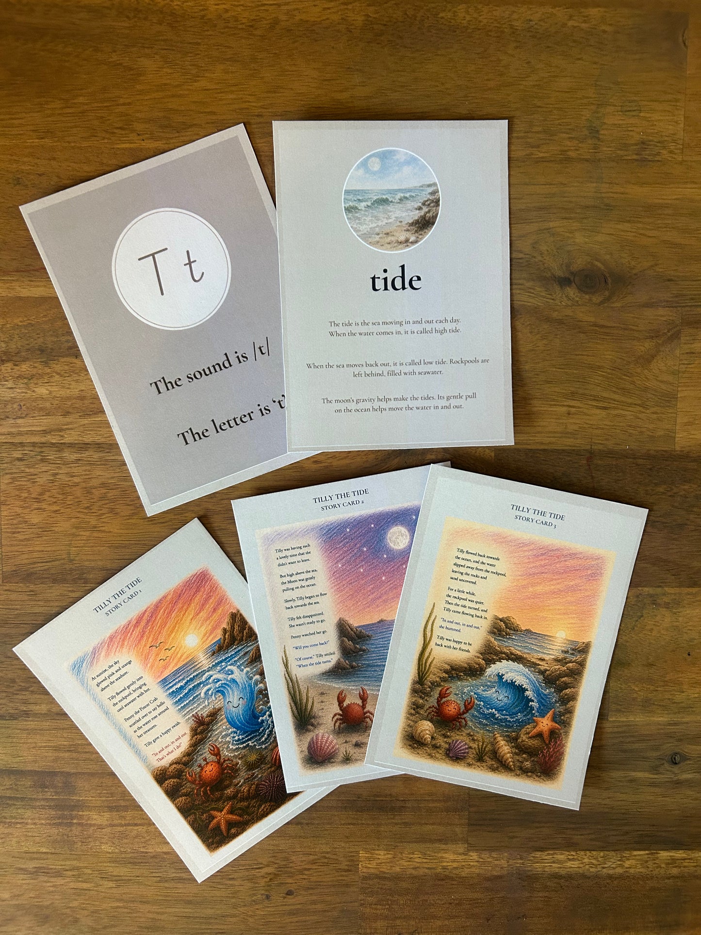 By the Seashore Wonder Cards | Digital Product