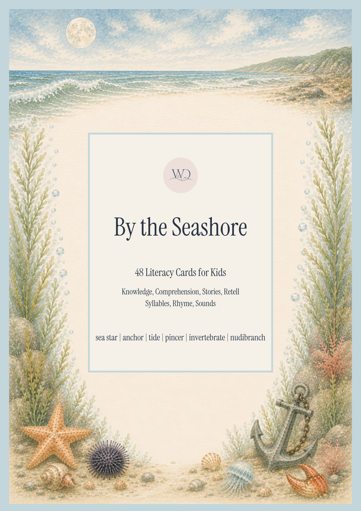 By the Seashore Wonder Cards | Digital Product