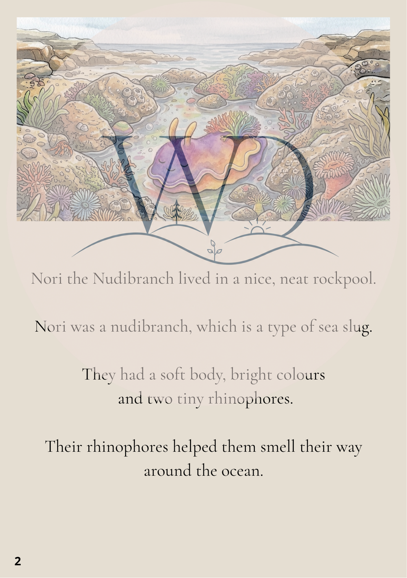 Nori the Nudibranch + By the Seashore Knowledge Collection | Digital Product