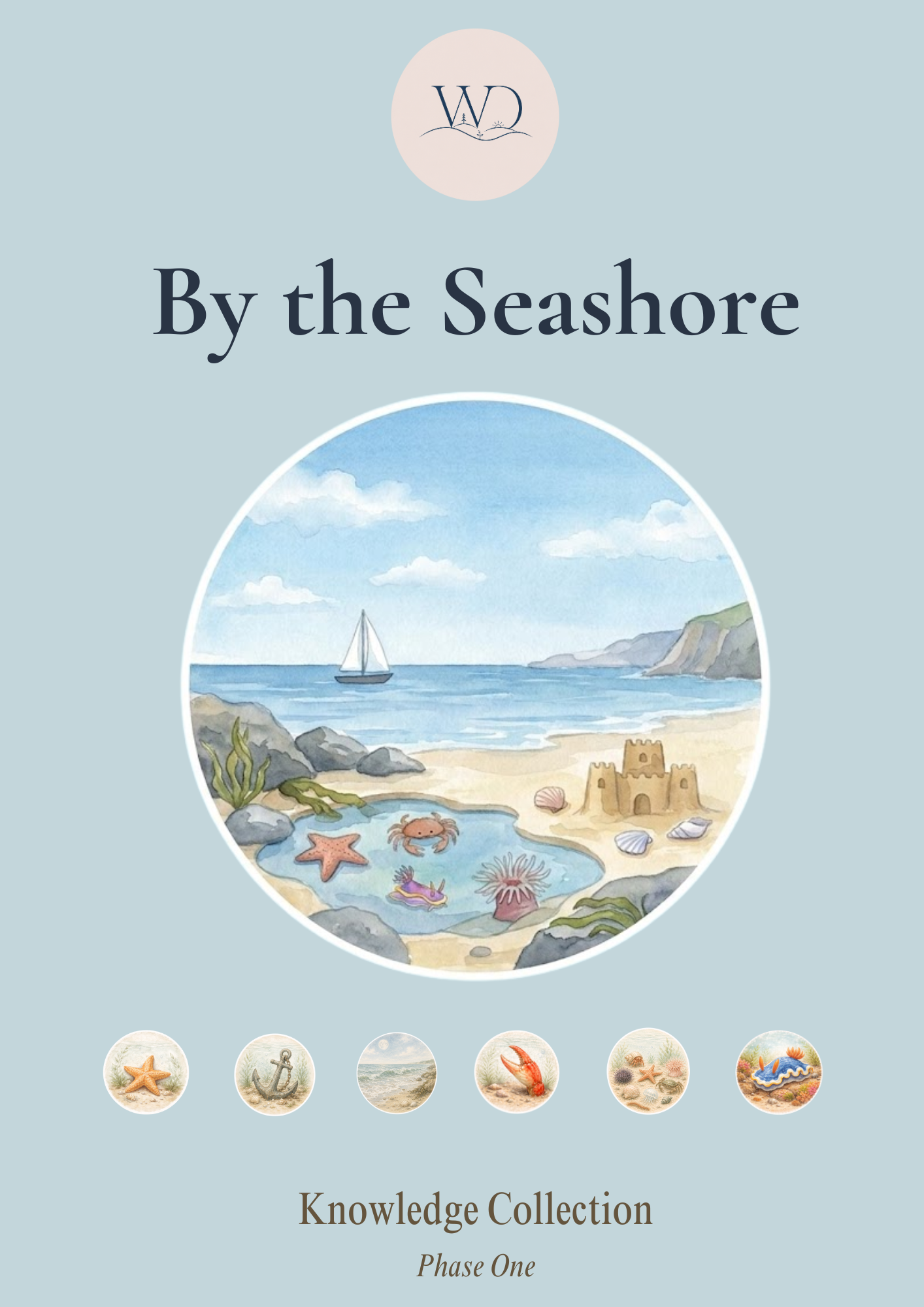 Nori the Nudibranch + By the Seashore Knowledge Collection | Digital Product